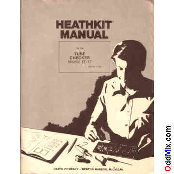 Heathkit IT-17 Tube Tester Assembly Operation Manual [11 KB]