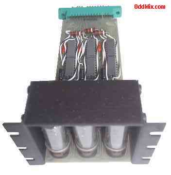 Pulse Counter Three Digit Nixie Assembly Memory Decoder Bezel Burroughs C-2506-3B TTL [8 KB]