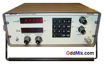 Signal Generator RF Solid State Phase Lock Loop Digital LED Display Philips SBC 521 [8 KB]