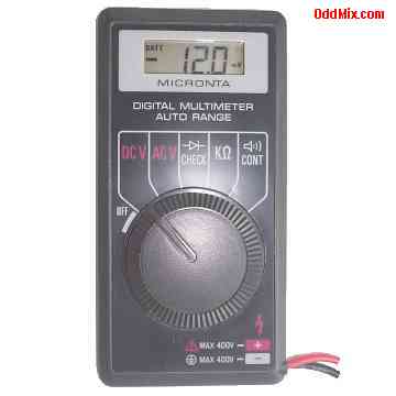 Radio Shack Model Micronta 22-171A LCD Digital Multimeter AC DC Voltage Resistance [8 KB]