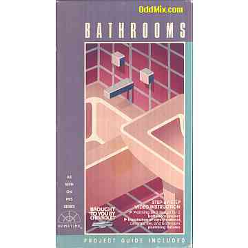 Bathrooms Step-By-Step Video Instruction HomeTime Film VHS NTSC Collectible [9 KB]