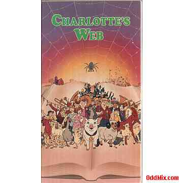 Charlotte's Web Cartoon Classics Video Film Hanna-Barbera G VHS NTSC Collectible [11 KB]