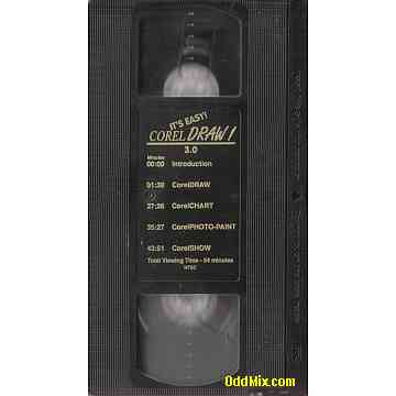 Corel Draw 3.0 It's Easy Graphics Software Training Video Film VHS NTSC Collectible [7 KB]