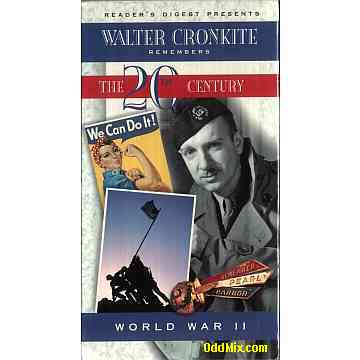 Walter Cronkite World War II by CBS Film Documentary Report VHS NTSC Collectible [12 KB]
