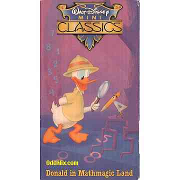Donald in Mathmagic Land Children's Video Walt Disney's Classics Collectible Film VHS [8 KB]