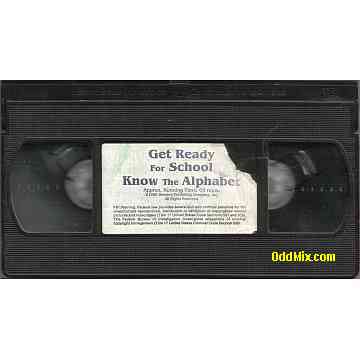 Get Ready for School Know the Alphabet Children's Video Classics Collectible Film VHS [8 KB]