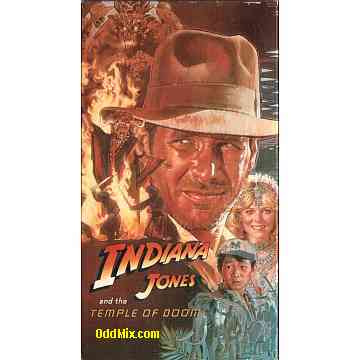 Indiana Jones and the Temple of Doom Video Film Action PG-13 VHS Classic Collectible [11 KB]