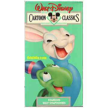Starring Silly Symphonies Children's Video by Walt Disney's Classics Collectible Color Film VHS NTSC Hi-Fi G [9 KB]