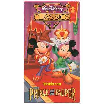 The Prince and the Pauper Children's Video Disney's Classics Collectible Film VHS [12 KB]