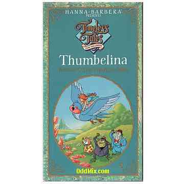 Thumbelina Children's Cartoon Classics Hanna-Barbera Video Film Collectible NTSC VHS [10 KB]