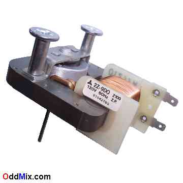 2Z-9D0 Matshushita Fan Motor 120 VAC 60 Hz Z.P. Microwave Oven Stirrer Cooling [9 KB]