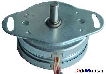 Stepping Motor Copal Electra SP57 12 VDC Four Phase 7.5 Degree Step 63 Ohms [7 KB]