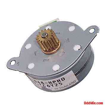 Stepping Motor Gear Five Wires Connector Minebea PM35S-048-HPH0 Precision [8 KB]