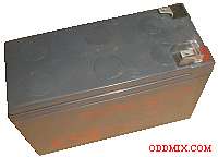 Picture 1. Seven AmpereHour gel cell battery [4 KB]