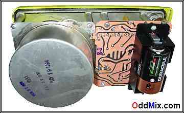 Figure 2. Radiation Detector Ionization Chamber at Left [10 KB]