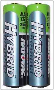 Picture 1. Rayovac Hybrid type AA cells [7 KB]