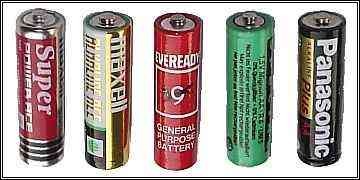 Picture 1. Carbon zinc and alkaline type