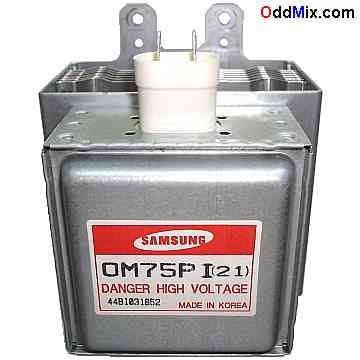 2M261 0M75P I(21) Magnetron Tube 1200 Watt Power Oscillator Panasonic Microwave Oven [12 KB]