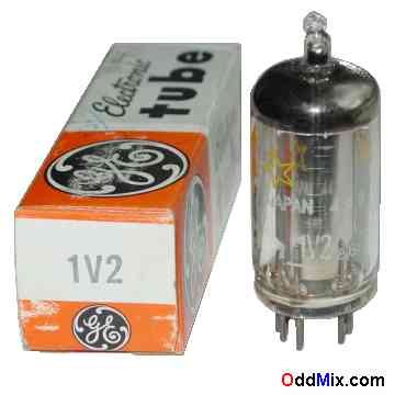 1V2 Half-Wave High Voltage Diode Vacuum Rectifier GE Westinghouse Electronic Tube [10 KB]