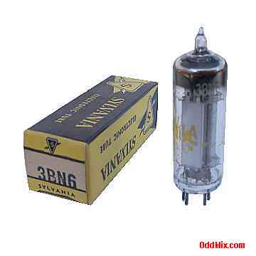 3BN6 Beam Amplifier Limiter Miniature Glass Sylvania Electronic Vacuum Tube [8 KB]