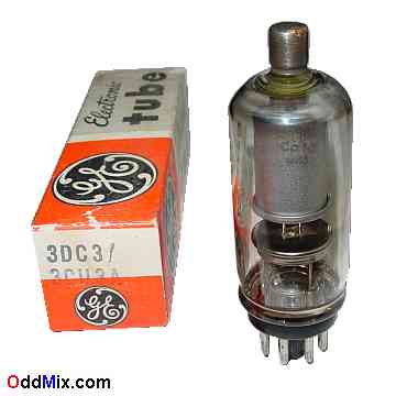 3DC3/3CU3A Half-Wave High Voltage 30 KV Diode Rectifier GE Electronic Vacuum Tube [10 KB]