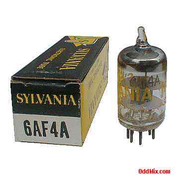 6AF4A High-Mu Triode High Frequency Oscillator Sylvania Electronic Vacuum Tube [11 KB]