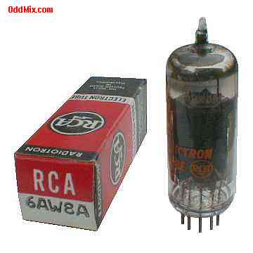 6AW8A High-Mu Triode Sharp-Cutoff Pentode RCA Radiotron Electron Vacuum Tube [10 KB]