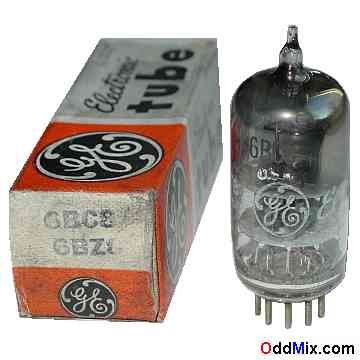 6BC8/6BZ8 Sharp Cutoff Pentode Amplifier GE Electron Vacuum Tube [12 KB]
