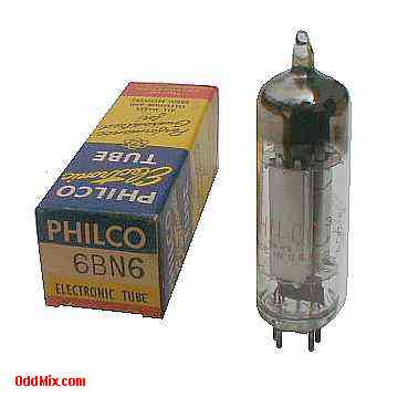 6BN6 Beam Power Class-A Amplifier Miniature Philco Electronic Vacuum Tube [11 KB]