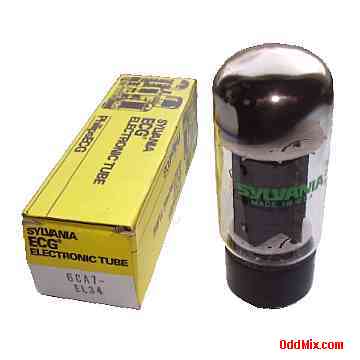 6CA7-EL34 Beam Tube Class A Power Amplifier Miniature Sylvania Electronic Vacuum Tube [8 KB]