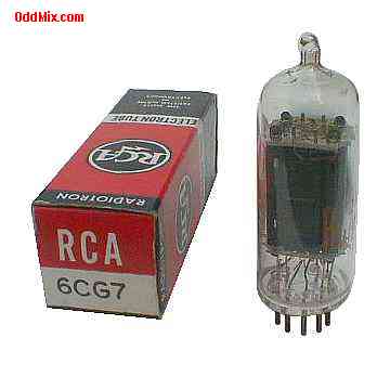 6CG7 Medium-Mu Twin Triode Amplifier RCA Radiotron Electron Vacuum Tube [10 KB]