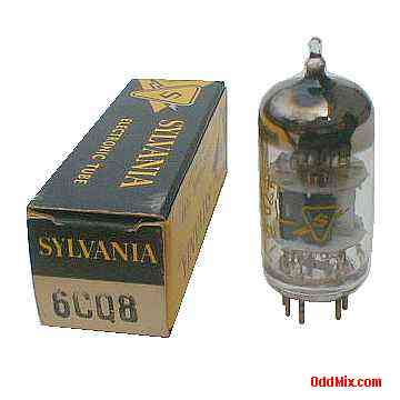 6CQ8 Medium-Mu Triode Sharp-Cutoff Tetrode Amplifier Sylvania Electron Vacuum Tube [11 KB]