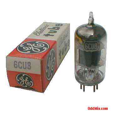 6CU8 Medium-Mu Triode Sharp-Cutoff Pentode Amplifier GE Electronic Vacuum Tube [9 KB]
