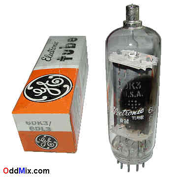 6DK3/6DL3 Half-Wave High Voltage Rectifier GE Electronic Vacuum Tube [12 KB]