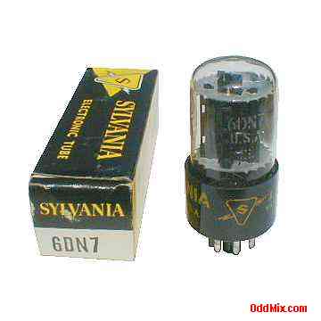6DN7 Medium-Mu Dual Triode Oscillator Amplifier Sylvania Electronic Vacuum Tube [10 KB]