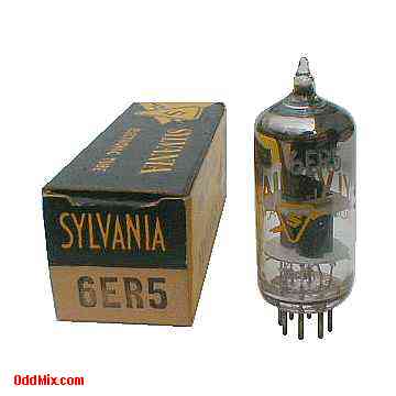 6ER5 High-Mu Triode RF Oscillator Amplifier Sylvania Electronic Vacuum Tube [10 KB]