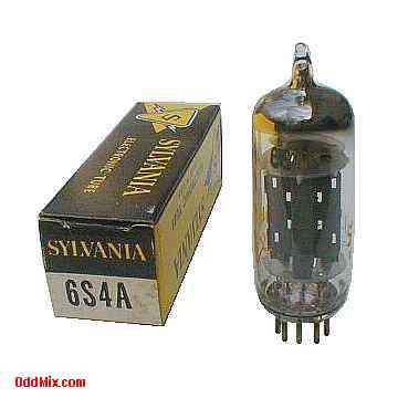 6S4A Sylvania Medium-Mu Triode Vacuum Tube (11 KB)