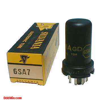 6SA7 Sylvania Pentagrid Converter Radio Electron Tube [9 KB]