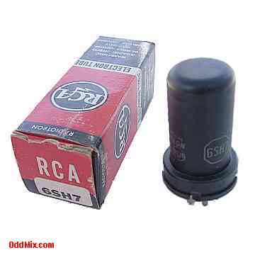 6SH7 RCA Radiotron Sharp-Cutoff Pentode Metal Electron Tube [9 KB]