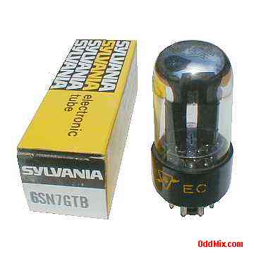 6SN7GTB Sylvania Medium-Mu Twin Triode Electronic Tube (11 KB)