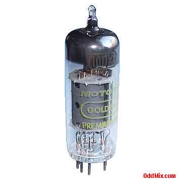 10DX8 High-Mu Triode Sharp-Cutoff Pentode Motorola Golden Electron Vacuum Tube [7 KB]