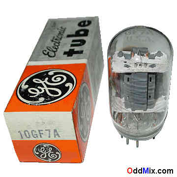 10GF7A High-Mu Triode, Low-Mu Triode GE Electronic Compactron Vacuum Tube [14 KB]