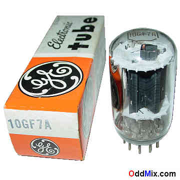 10GF7A High-Mu Triode, Low-Mu Triode GE Electronic Compactron Vacuum Tube [14 KB]