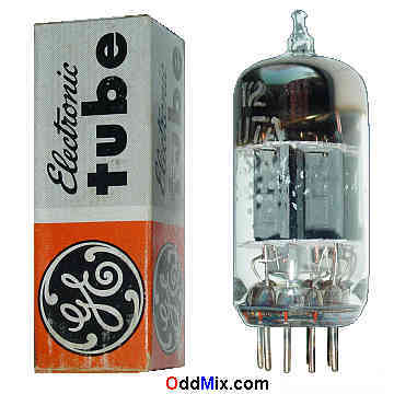 12AU7A GE Medium-Mu Twin Triode Hi-Fi Audio Amplifier Electron Tube [15 KB]