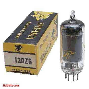 12DZ6 Remote Cutoff Pentode Sylvania Auto Radio Space Charge Electronic Tube [11 KB]