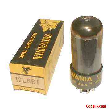 12L6GT Sylvania Beam Power Discontinued Electronic Tube [9 KB]