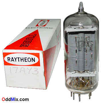 17AY3 Half-Wave Vacuum Rectifier Sylvania Electronic Vacuum Tube [13 KB]