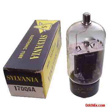 17DQ6A Beam Tube Power Amplifier Glass Octal Sylvania Electronic Vacuum Tube [8 KB]