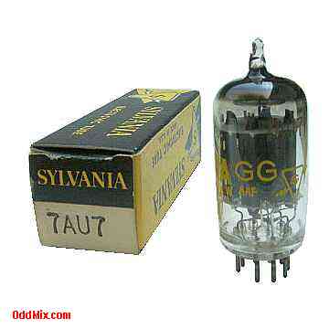 7AU7 Sylvania Medium-Mu Twin-Triode Electronic Tube [10 KB]