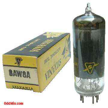 8AW8A Sylvania High-Mu Triode Sharp-Cutoff Pentode Electronic Tube [10 KB]